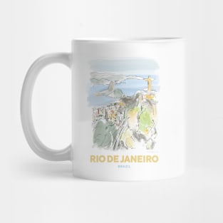 Rio de Janeiro Brazil Art Mug